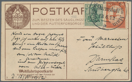 Zeppelinpost Deutschland: 1912. Rare Semi-official Forerunner Card From The Flight Of The Postluftsc - Airmail & Zeppelin
