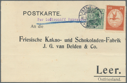 Zeppelinpost Deutschland: 1912. Germany Private Advertising Card From The Grand Duchess Of Hesse's 1 - Luft- Und Zeppelinpost
