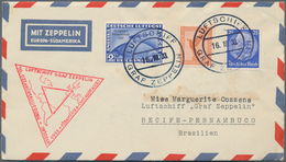 Zeppelinpost Deutschland: 1933. German Cover From Friedrichshafen Flown On The Graf Zeppelin Airship - Luchtpost & Zeppelin