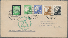 Zeppelinpost Deutschland: 1934. Original Cover Flown On The Graf Zeppelin LZ127 Airship's 1934 Weihn - Luft- Und Zeppelinpost