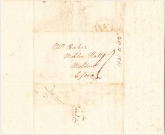 1841 Faltbrief Vom Schiff H.M.S. Ganges In Malta Nach Maldon In Essex - ...-1840 Precursori