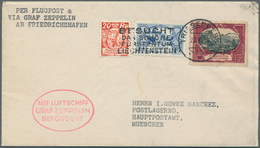 Zeppelinpost Europa: 1930, LZ 127/LIECHTENSTEIN ALPEN-FAHRT: Vertragsstaatenbrief Ab "Triesenberg 23 - Autres - Europe