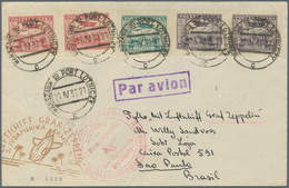 Zeppelinpost Europa: 1932. Scarce Poland Treaty Cover Flown On The Graf Zeppelin's 3rd 1932 Südameri - Otros - Europa