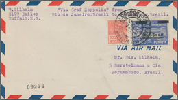 Zeppelinpost Übersee: 1930. Brazilian-franked Cover Flown On The Graf Zeppelin LZ127 Airship's Fligh - Zeppelins