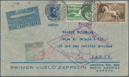 Zeppelinpost Übersee: 1930, SÜDAMERIKAFAHRT/URUGUAY, Cover From MONTEVIDEO 21.5.30 On Sevilla Stage - Zeppelin