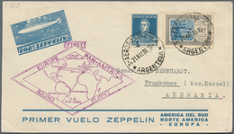 Zeppelinpost Übersee: 1930, SÜDAMERIKAFAHRT/ARGENTINA, Special Envelope Franked With 3,60 Peso Zeppe - Zeppelin