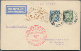 Zeppelinpost Übersee: 1932, Irland/ 3. Südamerikafahrt: Luxus-Drucksachenbrief Ab Belle Atha Cliath - Zeppelins