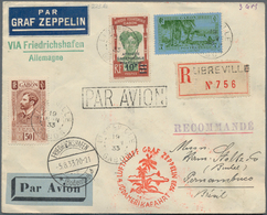 Zeppelinpost Übersee: 1933, SÜDAMERIKAFAHRT/GABUN, Zeppelin Cover Sent From "LIBREVILLE 19 JUN 33" V - Zeppelins