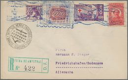 Zeppelinpost Übersee: 1936. Brazilian-franked Cover Flown On The Graf Zeppelin LZ127 Airship's 1936 - Zeppelins