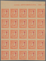 Spanien - Zwangszuschlagsmarken Des Staates: 1945, Tuberculosis Compulsory Surtax Stamp 10c. Orange/ - Oorlogstaks