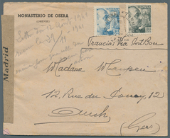 Spanien - Besonderheiten: 1941 (SPAIN UNDER COVER MAIL). Letter Written From 'Father Maupeu, Monaste - Other & Unclassified