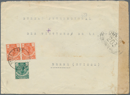 Spanische Besitzungen Im Golf Von Guinea: 1918. Censored Envelope To Switzerland Bearing Yvert 131, - Guinea Española