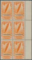 Tanger - Spanische Post: 1943, Spain Private Issue ‚Huerfanos De Correios‘ With Black Or Red Opt. ‚T - Spaans-Marokko