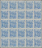Spanien: 1944, Millenium Of Castile 75c. Blue ‚coat Of Arms Of Avila‘ In A Lot With About 1.200 Stam - Andere & Zonder Classificatie