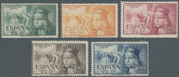 Spanien: 1951, Stamp Day ‚500th Birthday Of Queen Isabella I.‘ In An Investment Lot With Approx. 250 - Andere & Zonder Classificatie