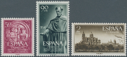 Spanien: 1953, 700 Years University Of Salamanca Lot With 21 Complete Sets In Larger Blocks, Mint Ne - Andere & Zonder Classificatie
