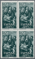 Spanien: 1955, Christmas 80c. Black-green Showing Part Of Painting ‚The Holy Family‘ From El Greco I - Andere & Zonder Classificatie