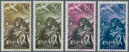 Spanien: 1956, 25 Years ‚National Elevation‘ Complete Set Of Four In A Lot With 60 Sets Mostly In La - Andere & Zonder Classificatie