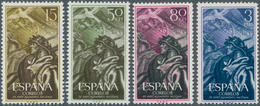 Spanien: 1956, 25 Years ‚National Elevation‘ Lot With 24 Complete Sets Incl. Pairs And Blocks/4, Min - Andere & Zonder Classificatie