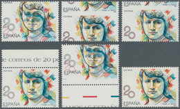 Spanien: 1988, Prominent Woman 20pta. ‚Maria De Maeztu‘ In A Lot With About 450 Stamps All With ERRO - Autres & Non Classés