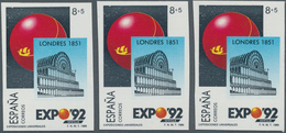 Spanien: 1989, EXPO '92 Sevilla 8+5pta. 'Cristal Palace London' In A Lot With Approx. 270 Stamps All - Autres & Non Classés