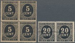 Spanien - Zwangszuschlagsmarken Kriegssteuermarken: 1898, Numerals 5c. Black ‚1898-99‘ In A Lot With - Fiscale Zegels