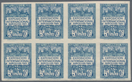 Spanien - Zwangszuschlagsmarken Für Barcelona: 1929, World Exposition In Barcelona ‚EXPOSICION INTER - Oorlogstaks