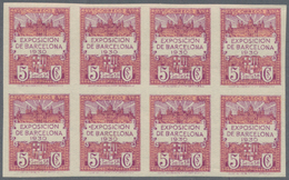 Spanien - Zwangszuschlagsmarken Für Barcelona: 1930, World Exposition In Barcelona ‚EXPOSICION DE BA - War Tax