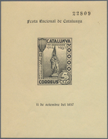 Spanien - Lokalausgaben: 1937, PI DE LLOBREGAT (Catalunya): Accumulation With About 550 IMPERFORATE - Nationalist Issues