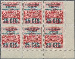 Spanien - Asturien: 1937, Revenues ‚Consejo Interprovincial De Asturias Y Leon‘ 5c. Red With Blue Op - Asturië & Leon