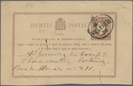 Spanien - Ganzsachen: 1870's-1930 Ca.: Group Of 21 Postal Stationery Items And Six Covers From Portu - 1850-1931