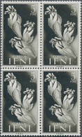 Ifni: 1954, Plants 5pta. Black ‚Traganum Sp.‘ In A Lot With 29 Stamps Incl. Five Blocks/4, Mint Neve - Ifni