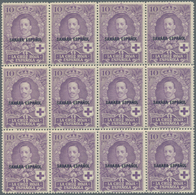 Spanisch-Sahara: 1926, Red Cross – Royal Family 10pta. Violet With Black Opt. ‚SAHARA ESPANOL‘ In A - Spaanse Sahara