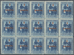 Spanische Besitzungen Im Golf Von Guinea: 1936, Definitive Issue 50c. Blue (drummer) With Prepared B - Spanish Guinea