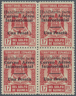 Spanische Besitzungen Im Golf Von Guinea: 1941, Fiscal Stamp 17pta. Carmine Used As Definitive Issue - Guinea Spagnola