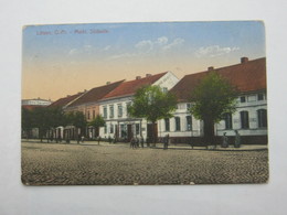 Delcampe - LÖTZEN , Markt Mit Geschäften, Seltene Karte Um 1914 Mit Stempel - Ostpreussen