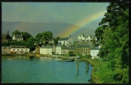 Ref 1266 - Postcard - Rainbow Over Portree - Isle Of Skye - Scotland - Inverness-shire