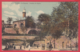 CPA- TIARET - La Mosquée - Fontaine Du Figuier - Voyagée 1918 * 2 SCANS - Tiaret