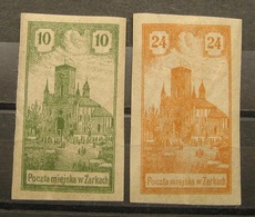 Polen Lokale Postgebiete Zarki 1918* Mi.Nr.8,9 Ungebraucht  Fälschung !   (A179) - Ongebruikt