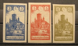 Polen Lokale Postgebiete Zarki 1918* Mi.Nr.4,5,6 Ungebraucht  Fälschung !   (A183) - Neufs