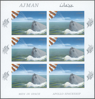 Adschman / Ajman: 1964/1969, U/m Accumulation Of Apprx. 74 Sheets (with Apprx. 1.100 Stamps) Incl. I - Ajman