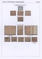 Ägypten: 1704-1879, Specialized Collection Of Stamps And Covers Well Written Up On Pages And Housed - 1866-1914 Khedivaat Egypte