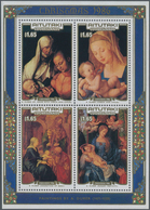 Aitutaki: 1986, Christmas Miniature Sheet With Different Dürer Paintings (St. Anne With Virgin And C - Aitutaki