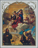 Aitutaki: 1989, Christmas Miniature Sheet With Tizian Painting ‚Virgin In The Glory‘ In A Lot With 4 - Aitutaki