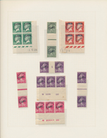 Algerien: 1924/1926, A Splendid Specialised Mint Collection Of Apprx. 200 Stamps, Neatly Arranged On - Storia Postale