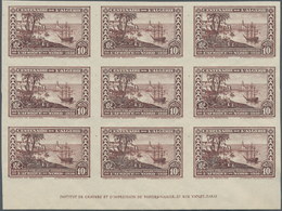 Algerien: 1930, International Stamp Exhibition Algier 10fr. Brownish Violet In A Lot With About 130 - Covers & Documents