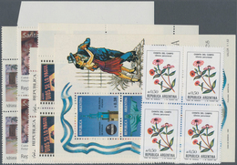 Argentinien: 1985/1993 (ca.), Accumulation Of Mostly Thematic Stamps Incl. Flowers, History, Paintin - Otros & Sin Clasificación