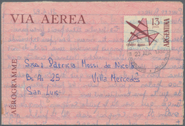 Argentinien - Ganzsachen: 1895/1990 (ca.) AEROGRAMMES Accumulation Of Ca. 316 Mostly Unused And Unfo - Ganzsachen