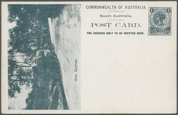 Australische Staaten: 1880/1908 (ca.), Accumulation With About 150 Mostly Different Postal Stationer - Colecciones