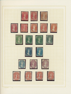 Tasmanien: 1855/1910 (ca.), A Lovely Mint Collection Of 79 Stamps, Neatly Arranged On Album Pages, C - Cartas & Documentos